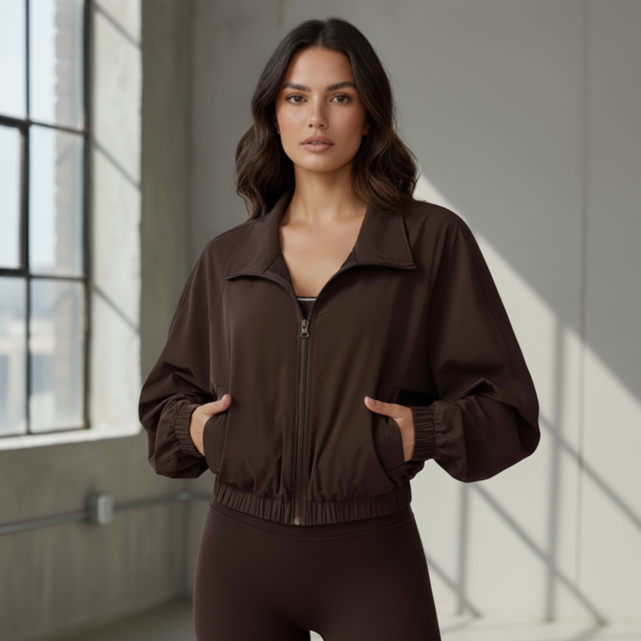 Zip Me Up, Buttercup | Windproof Zipper Fitness Jacket