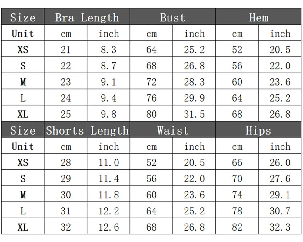 size chart 2