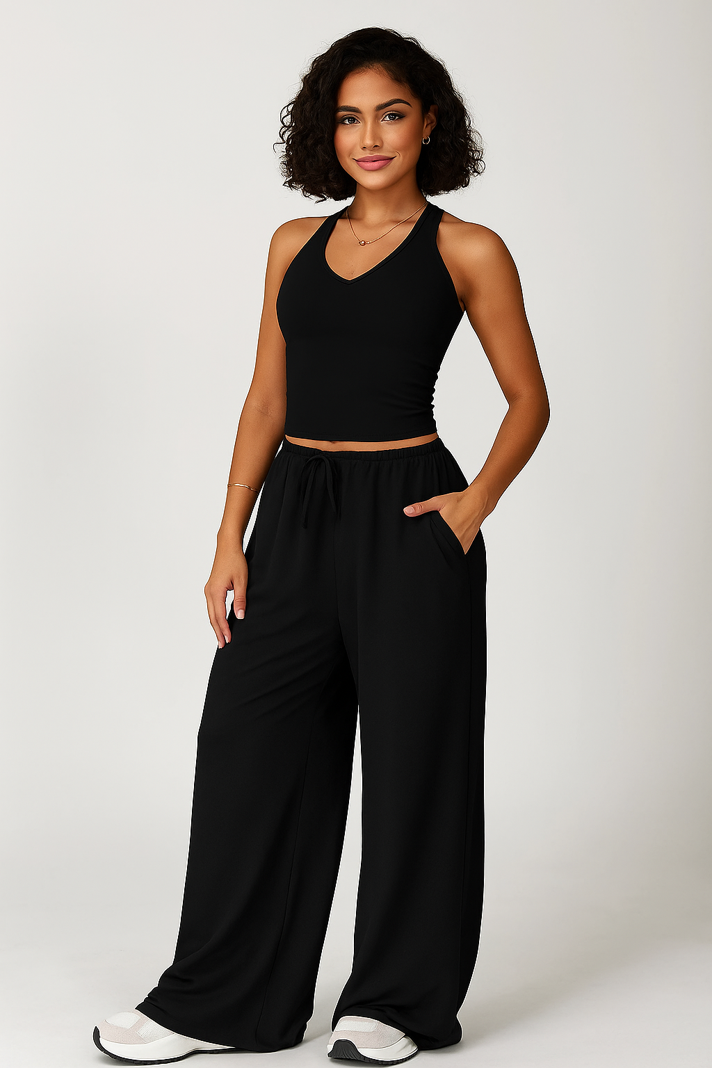 Catch Me Lifting… My Emotional Baggage | Tank Top + Baggy Pants Matching Set