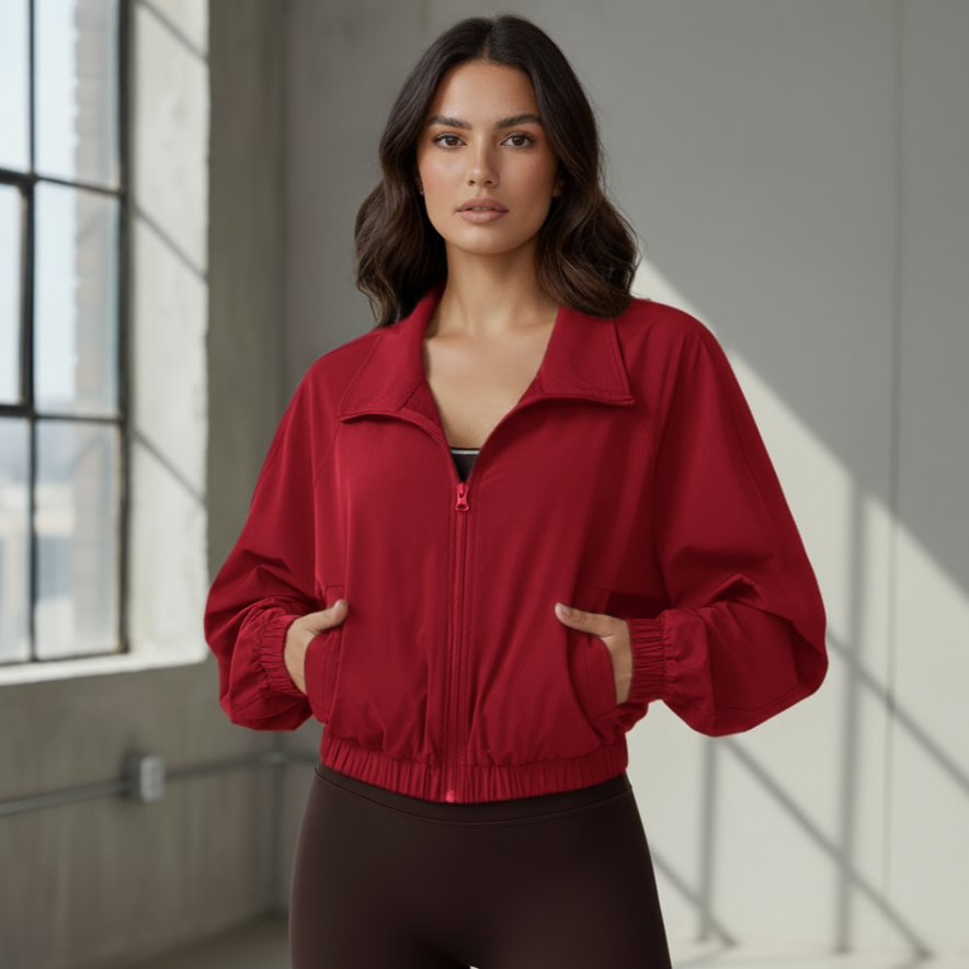 Zip Me Up, Buttercup | Windproof Zipper Fitness Jacket