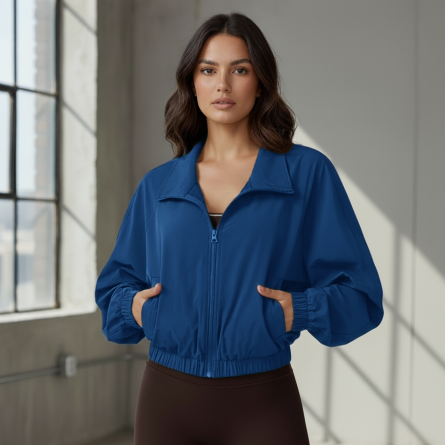Zip Me Up, Buttercup | Windproof Zipper Fitness Jacket