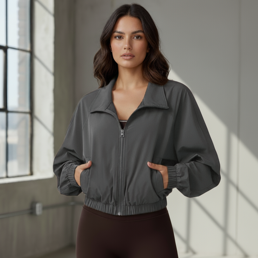 Zip Me Up, Buttercup | Windproof Zipper Fitness Jacket