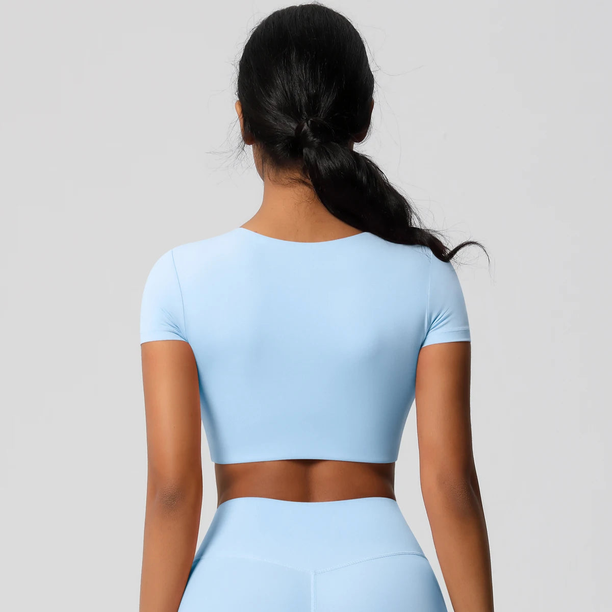 Thrill Me Yoga Crop Top T-shirt