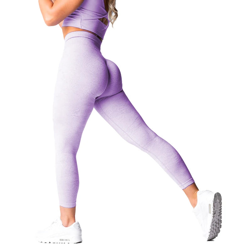 Show Off That Bakery | Unique Pixel Pattern High-Waisted Seamless Active Leggings