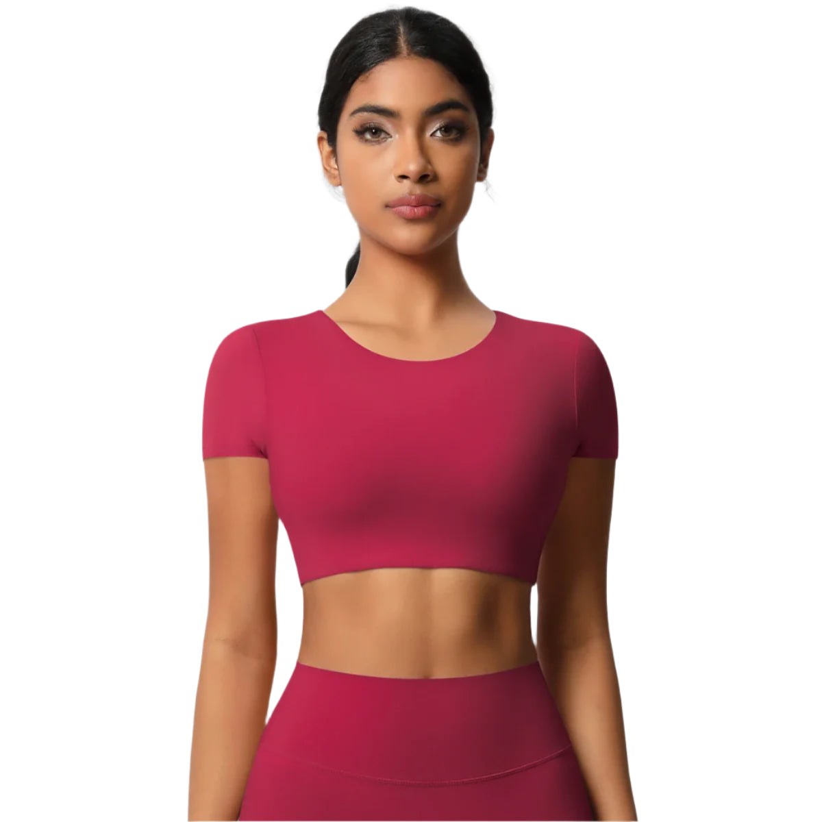 Thrill Me Yoga Crop Top T-shirt