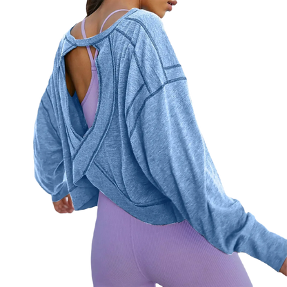 Acorn Thee Back Long Sleeve Active Top