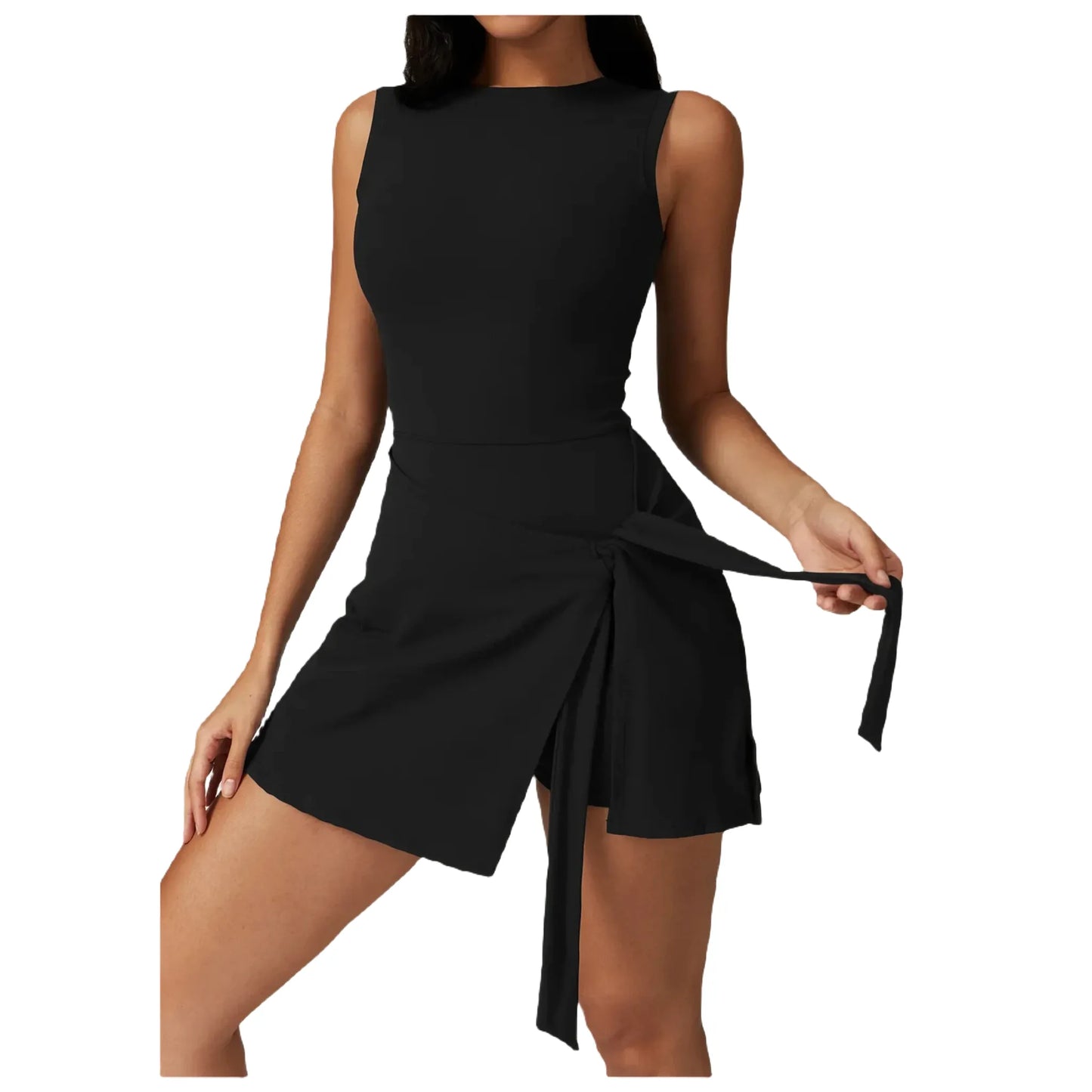 Pickleball Date One-Piece With Skirt