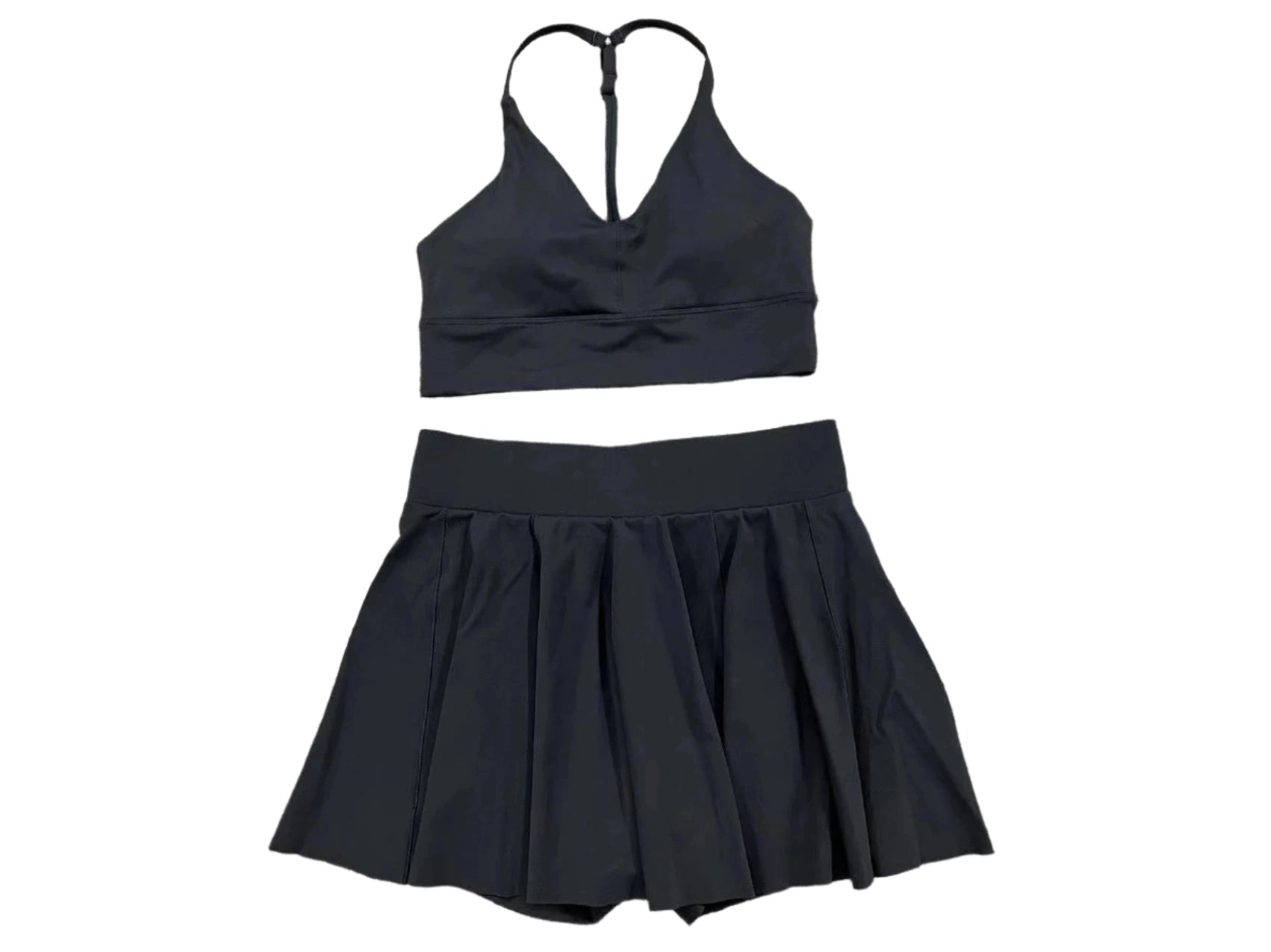 Match Maiden | Sport Bra + Skort w/ Pockets Matching Set