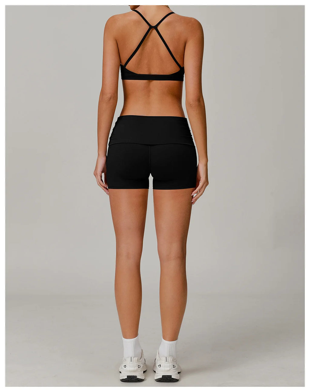Yoga Me Comfy | Foldable Waist-Band Yoga Shorts