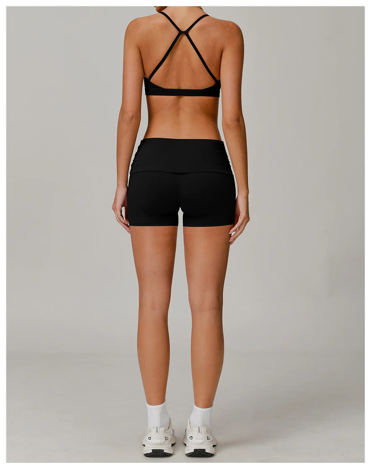 Yoga Me Comfy | Foldable Waist-Band Yoga Shorts