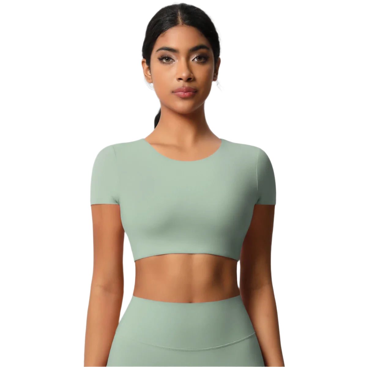 Thrill Me Yoga Crop Top T-shirt
