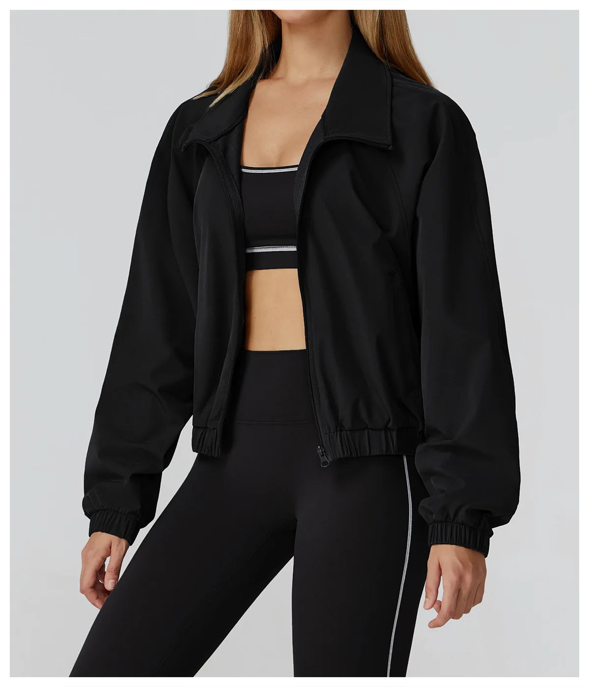 Zip Me Up, Buttercup | Windproof Zipper Fitness Jacket