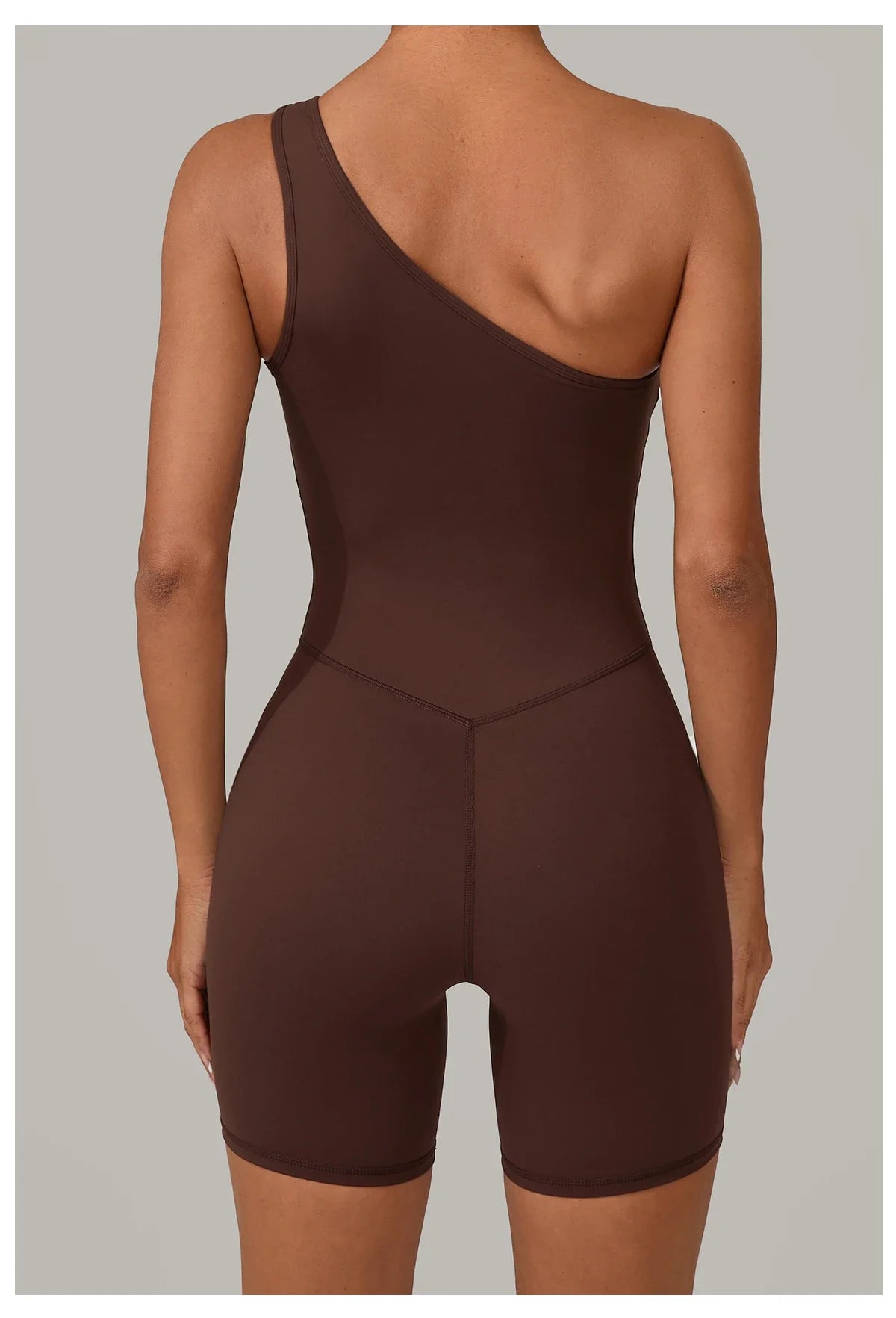 One & Done | One Shoulder One-Piece Romper - Xooie Fit
