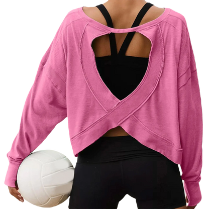 Acorn Thee Back Long Sleeve Active Top