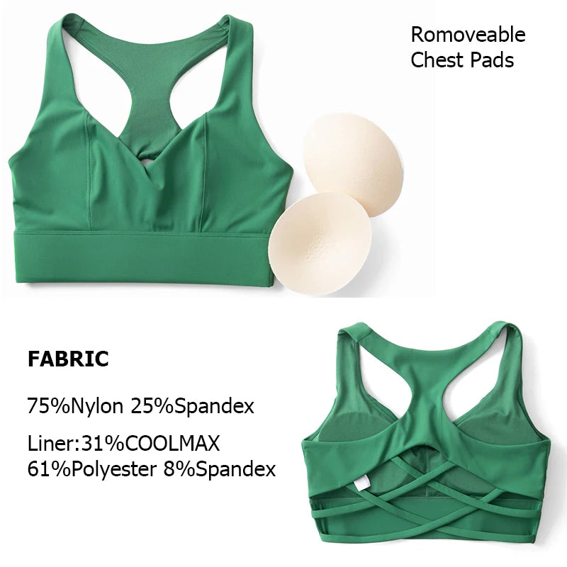 Talk Squatty to Me | Criss-Cross Back High Quality Active Bra