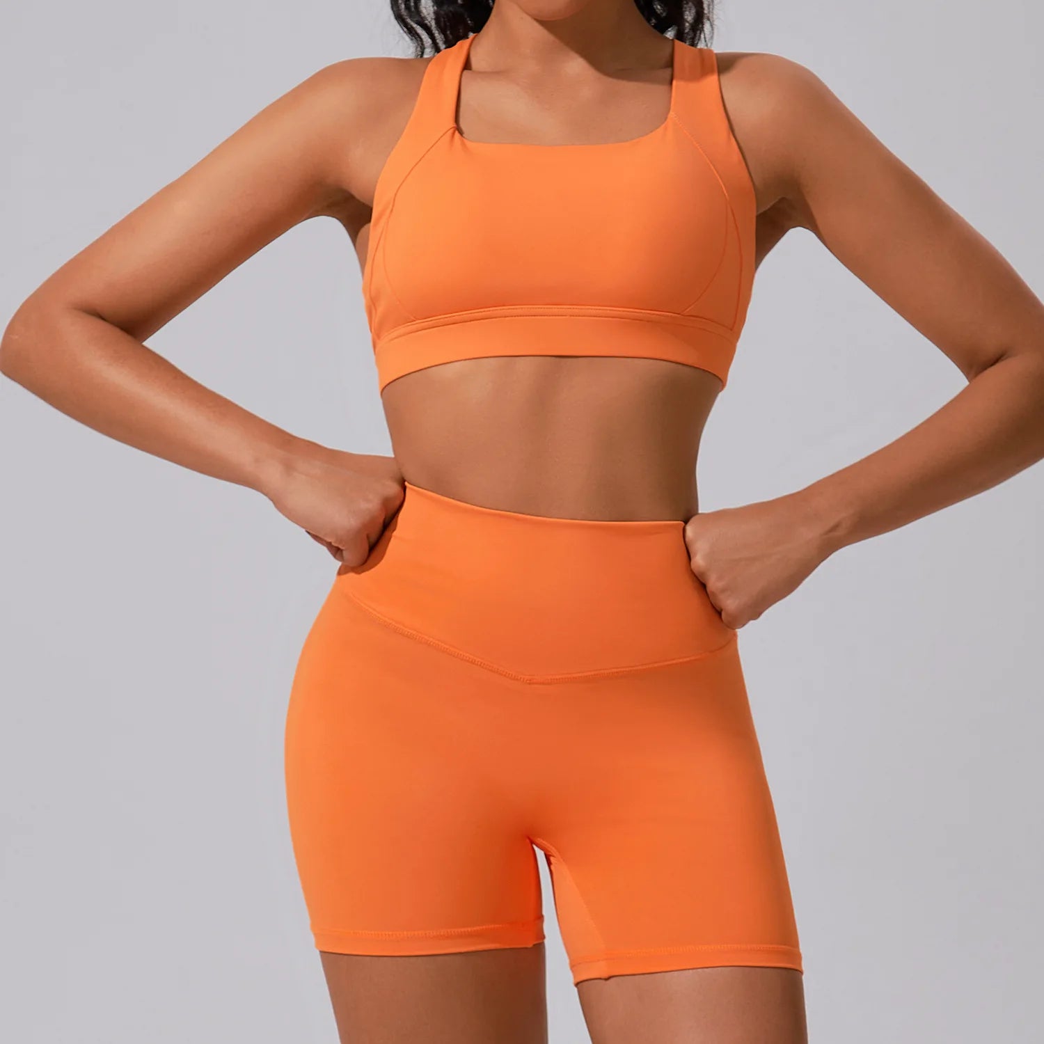 Powered by Spite and Iced Coffee | Bra + Shorts Matching Set