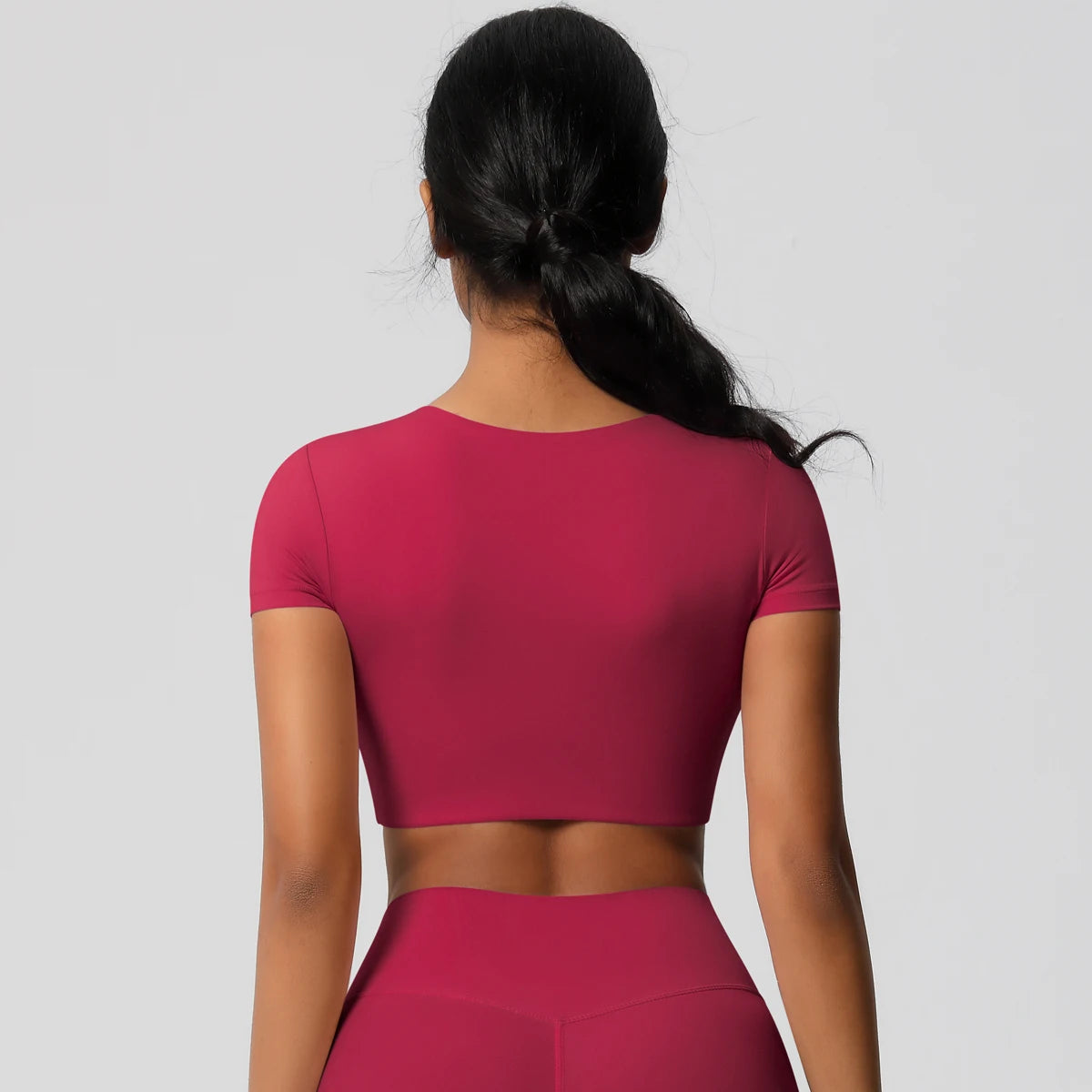 Thrill Me Yoga Crop Top T-shirt