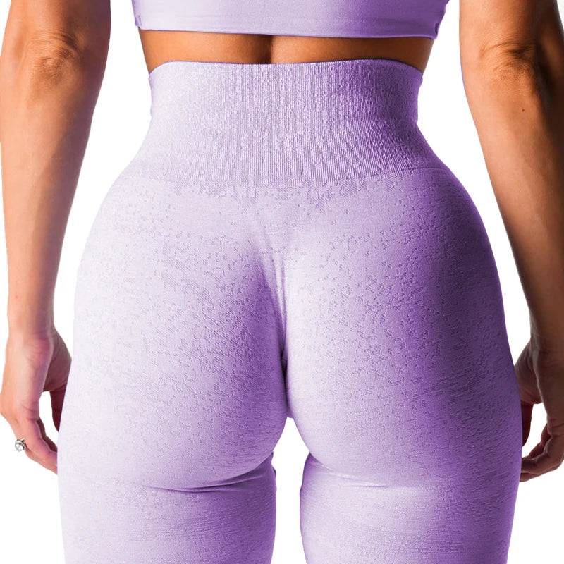 Show Off That Bakery | Unique Pixel Pattern High-Waisted Seamless Active Leggings