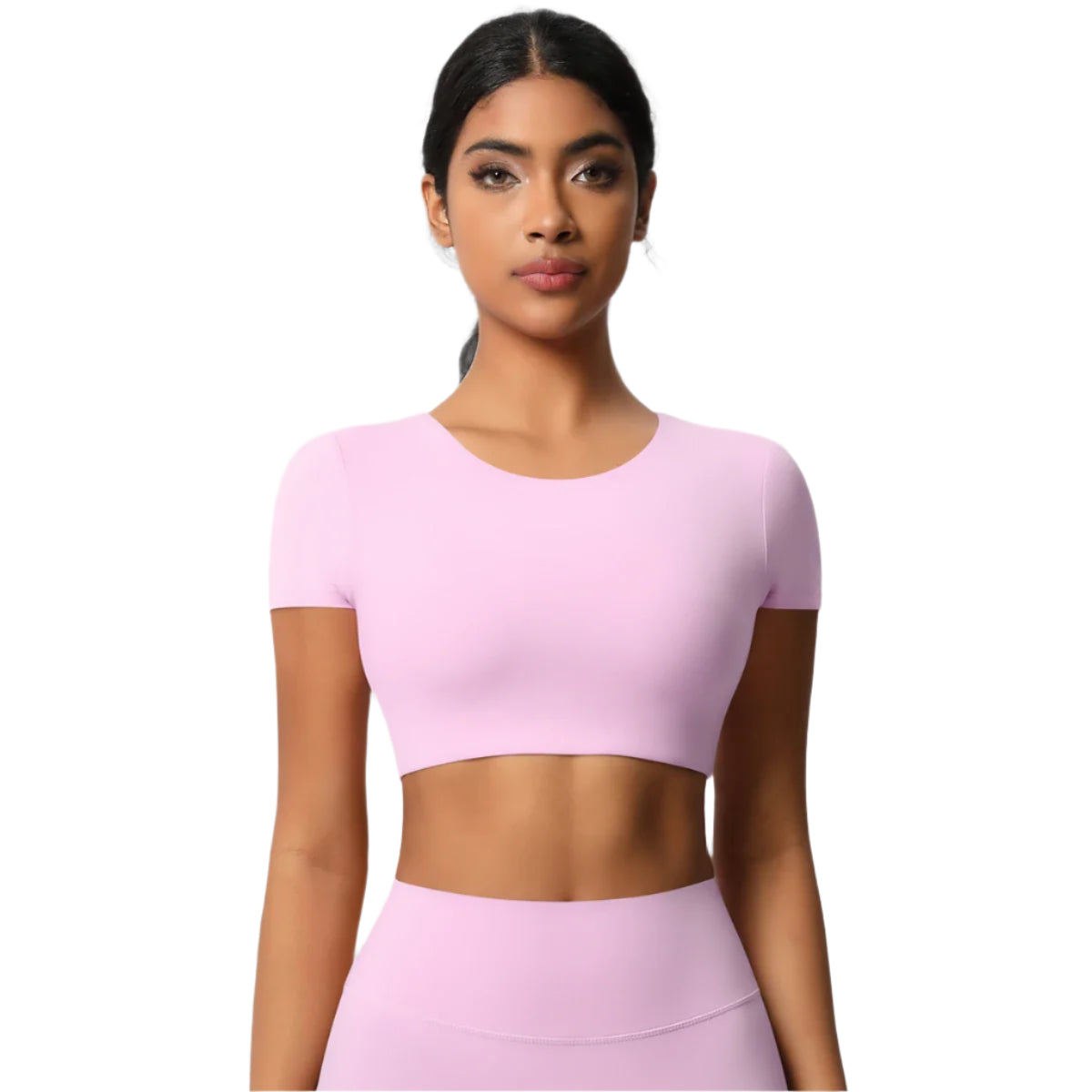 Thrill Me Yoga Crop Top T-shirt