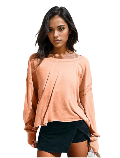 Acorn Thee Back Long Sleeve Active Top