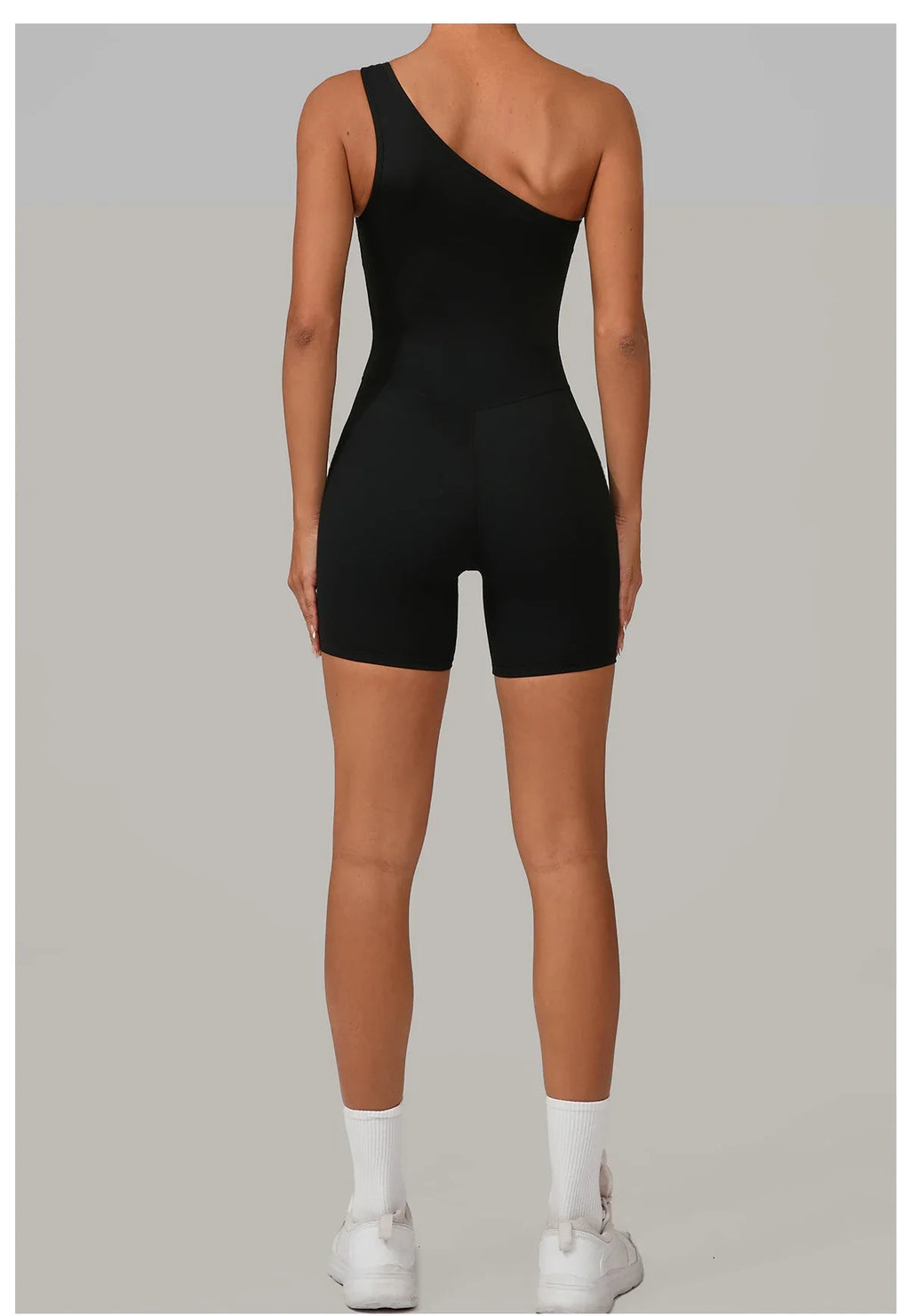 One & Done | One Shoulder One-Piece Romper - Xooie Fit
