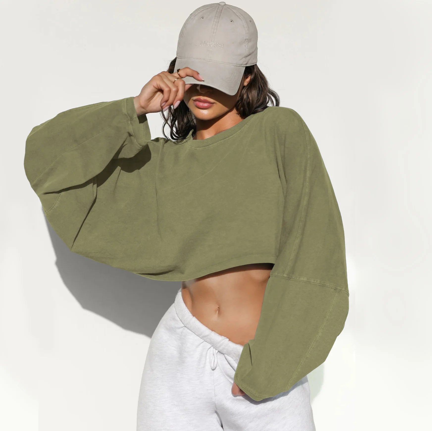 Mysterious, Never Delirious | Baggy Crop Top