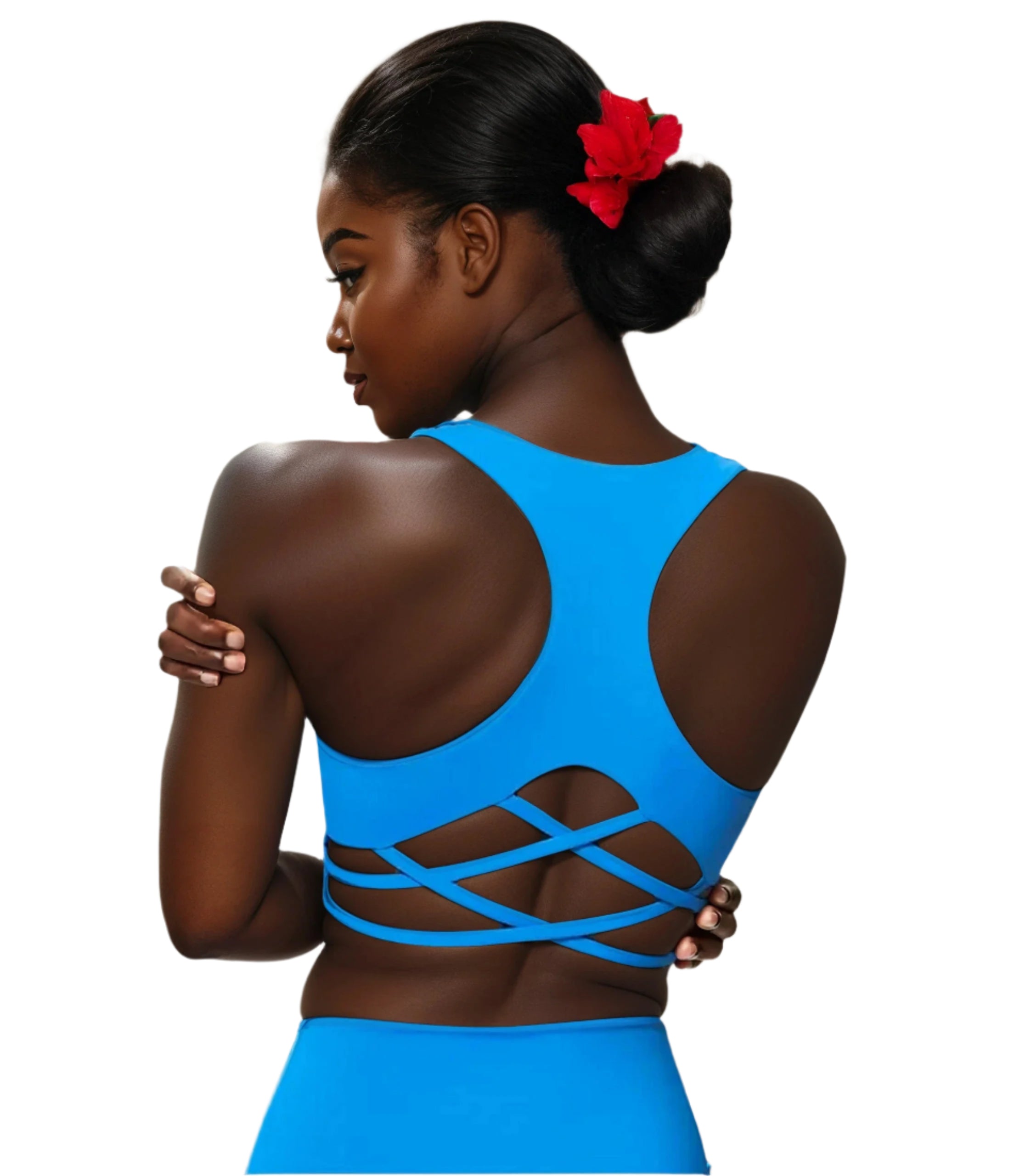 Talk Squatty to Me | Criss-Cross Back High Quality Active Bra