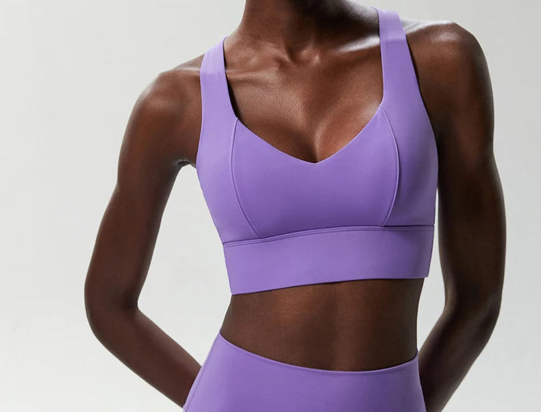 Talk Squatty to Me | Criss-Cross Back High Quality Active Bra
