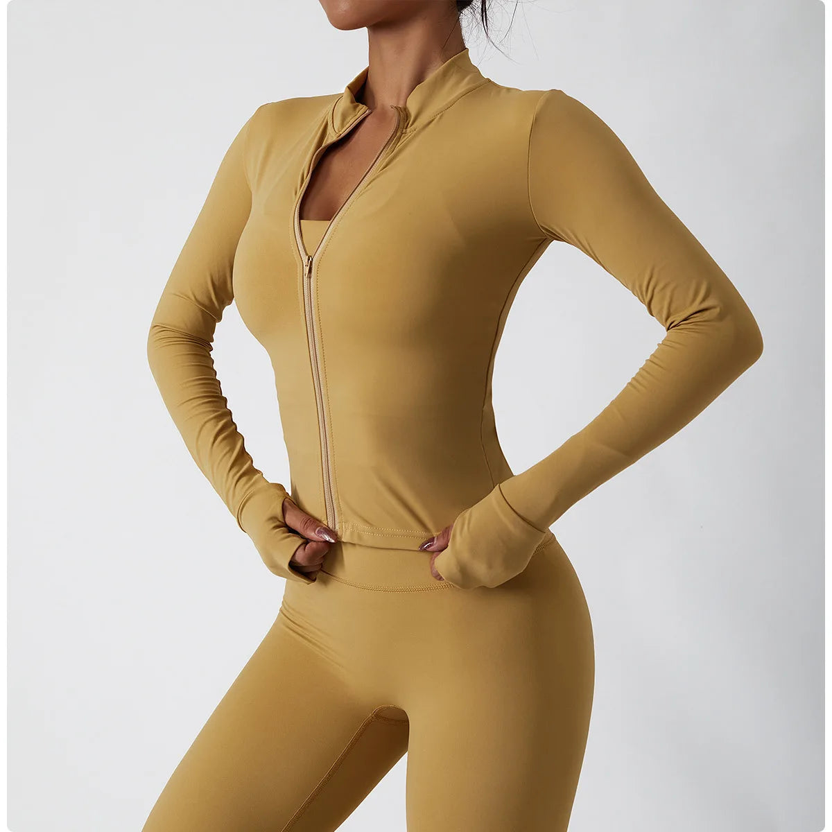 Slim Never Dim | Active Fitness Jacket w/ Thumb Holes