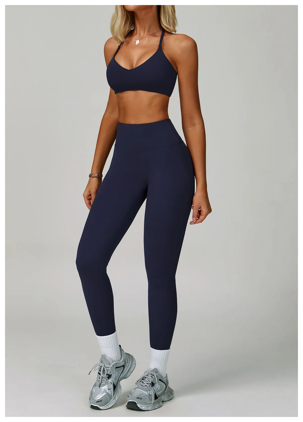 Tone It, Own It | Criss-Cross Bra + High Waist Leggings Set