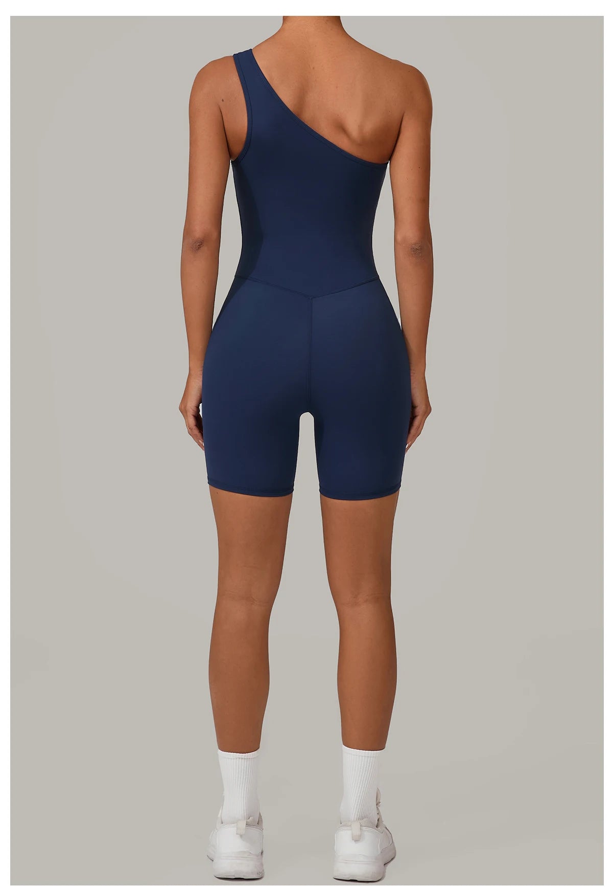 One & Done | One Shoulder One-Piece Romper - Xooie Fit