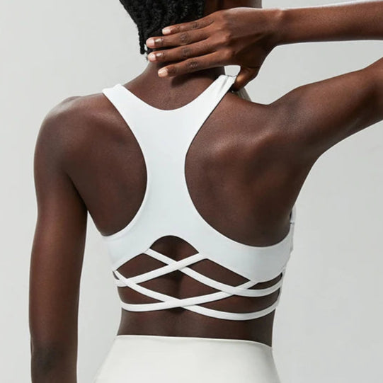Talk Squatty to Me | Criss-Cross Back High Quality Active Bra