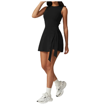 Pickleball Date One-Piece With Skirt