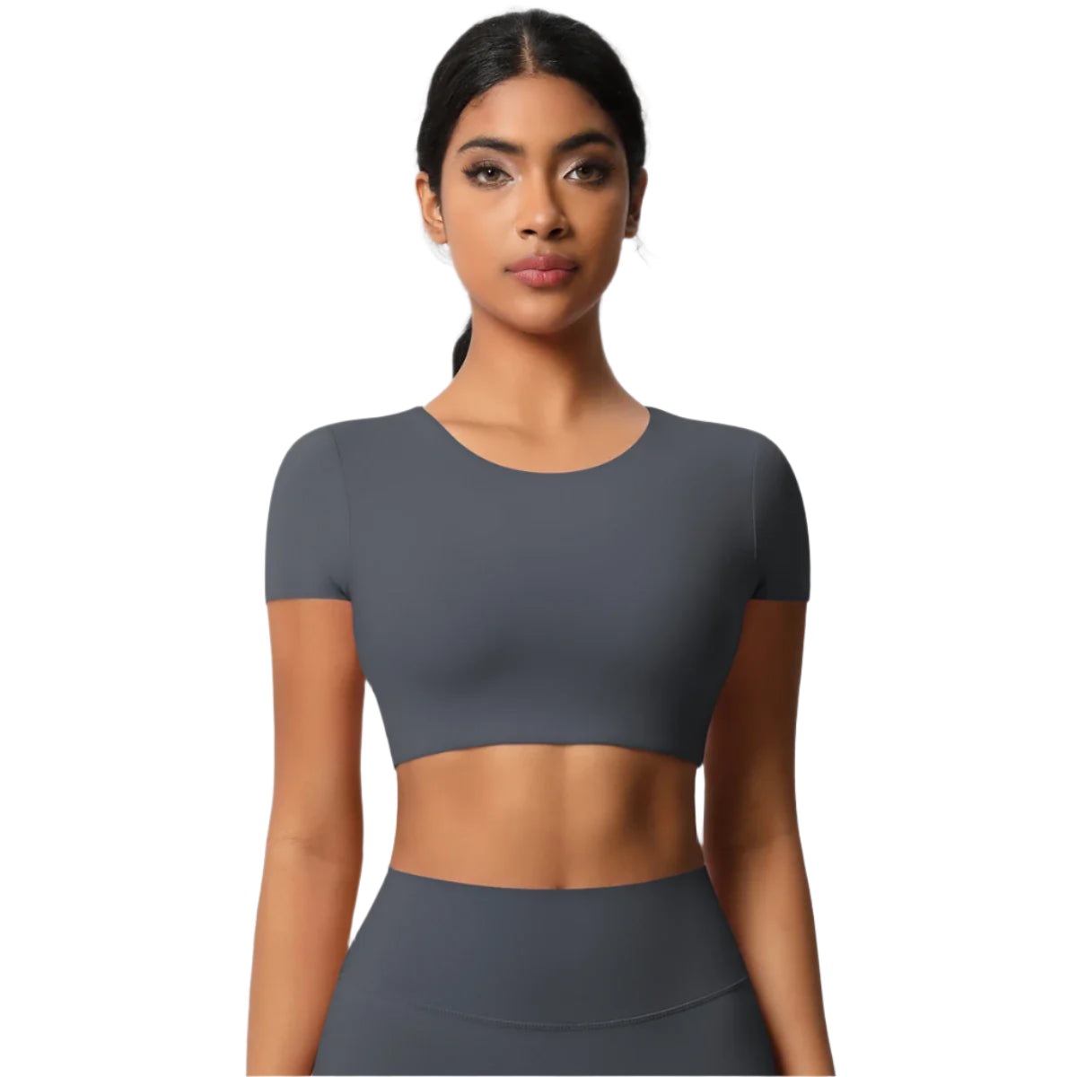 Thrill Me Yoga Crop Top T-shirt