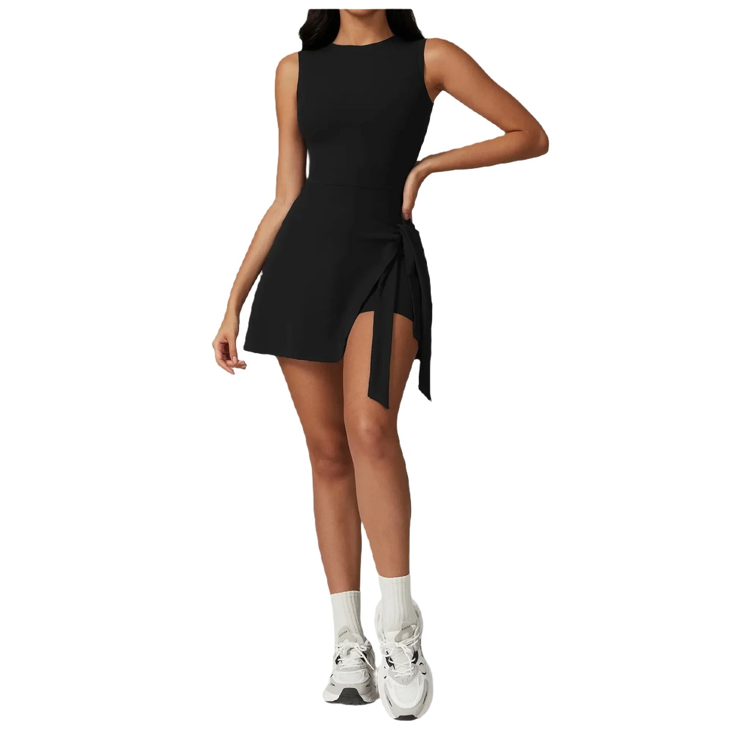 Pickleball Date One-Piece With Skirt