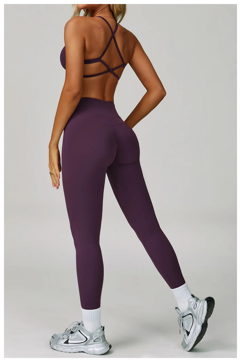 Tone It, Own It | Criss-Cross Bra + High Waist Leggings Set