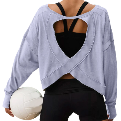 Acorn Thee Back Long Sleeve Active Top