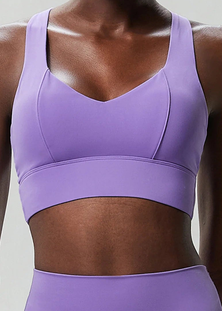 Talk Squatty to Me | Criss-Cross Back High Quality Active Bra