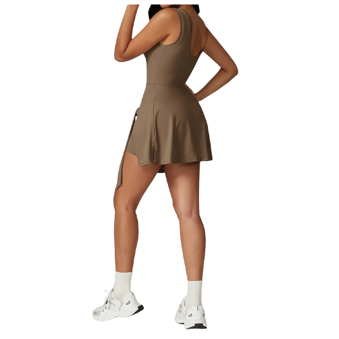 Pickleball Date One-Piece With Skirt