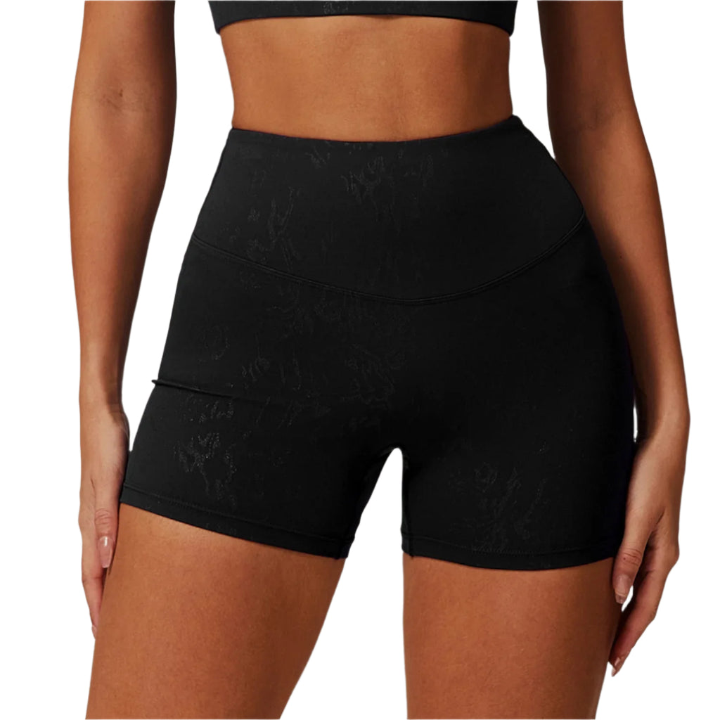 Leg Day & Lattes | Animal Print Active Shorts