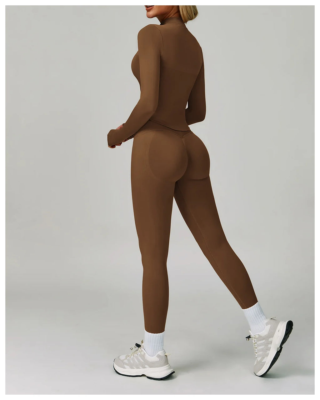 Catching Glances | Sport Bra + Active Leggings + Jacket Matching Set