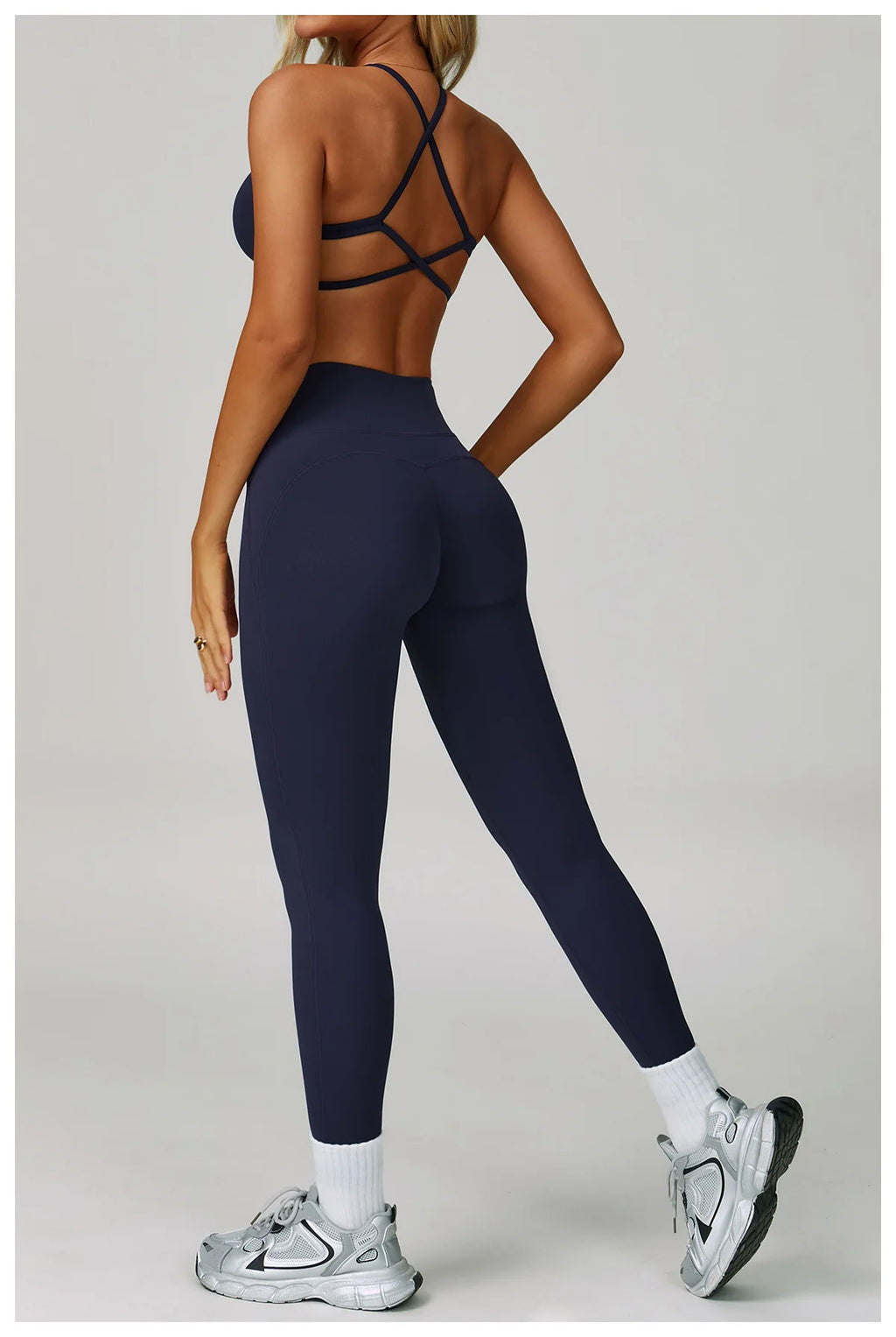 Tone It, Own It | Criss-Cross Bra + High Waist Leggings Set