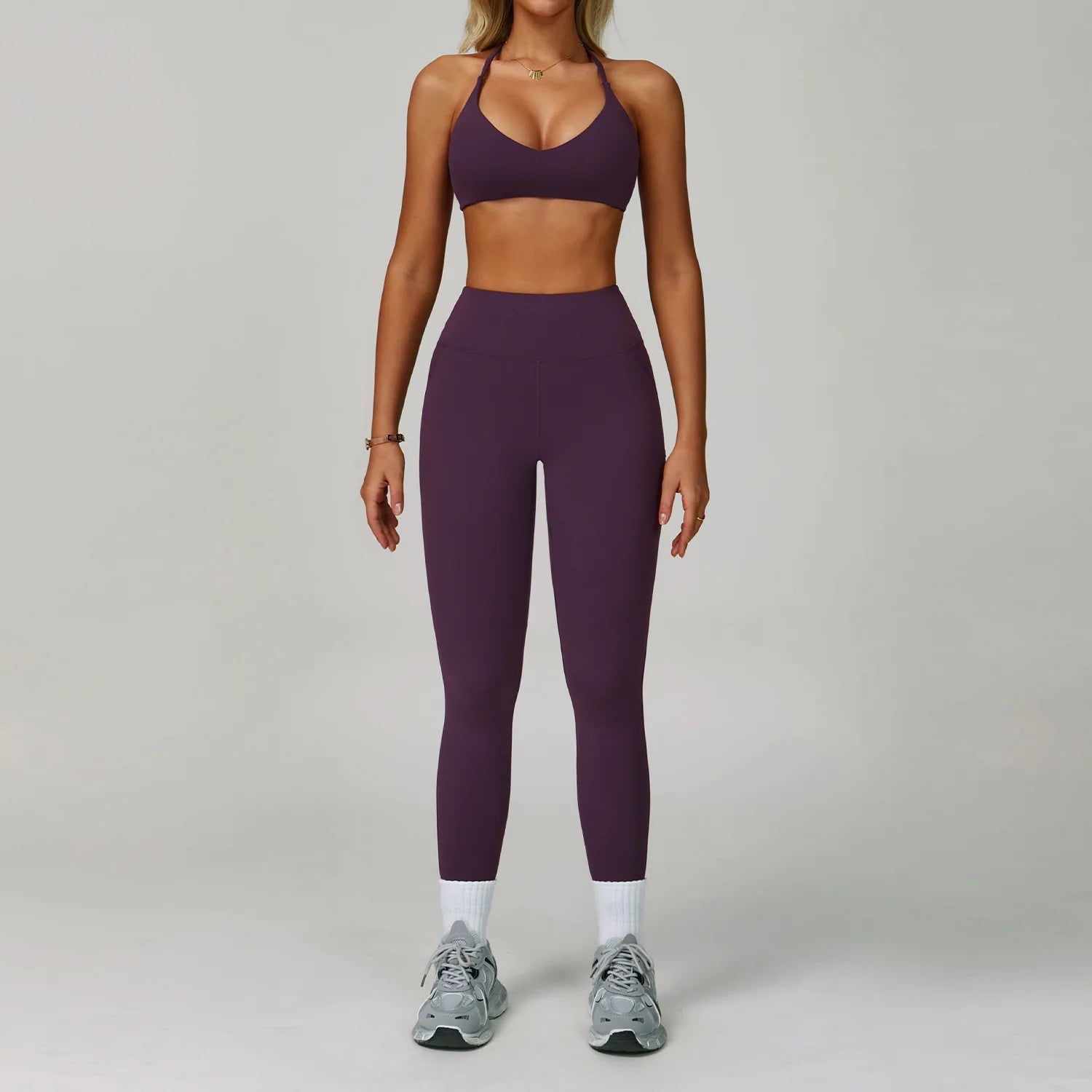 Tone It, Own It | Criss-Cross Bra + High Waist Leggings Set