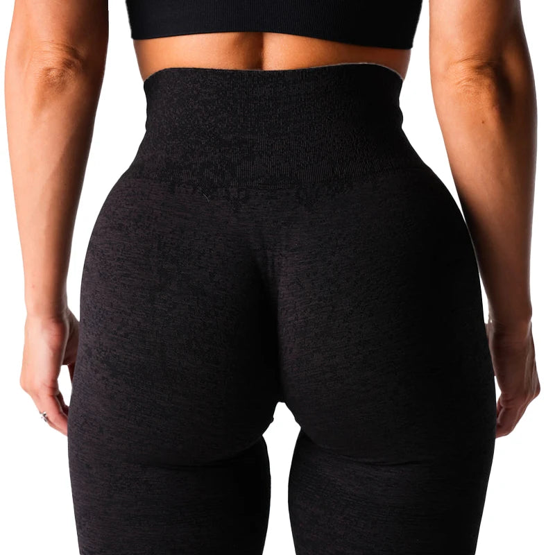 Show Off That Bakery | Unique Pixel Pattern High-Waisted Seamless Active Leggings