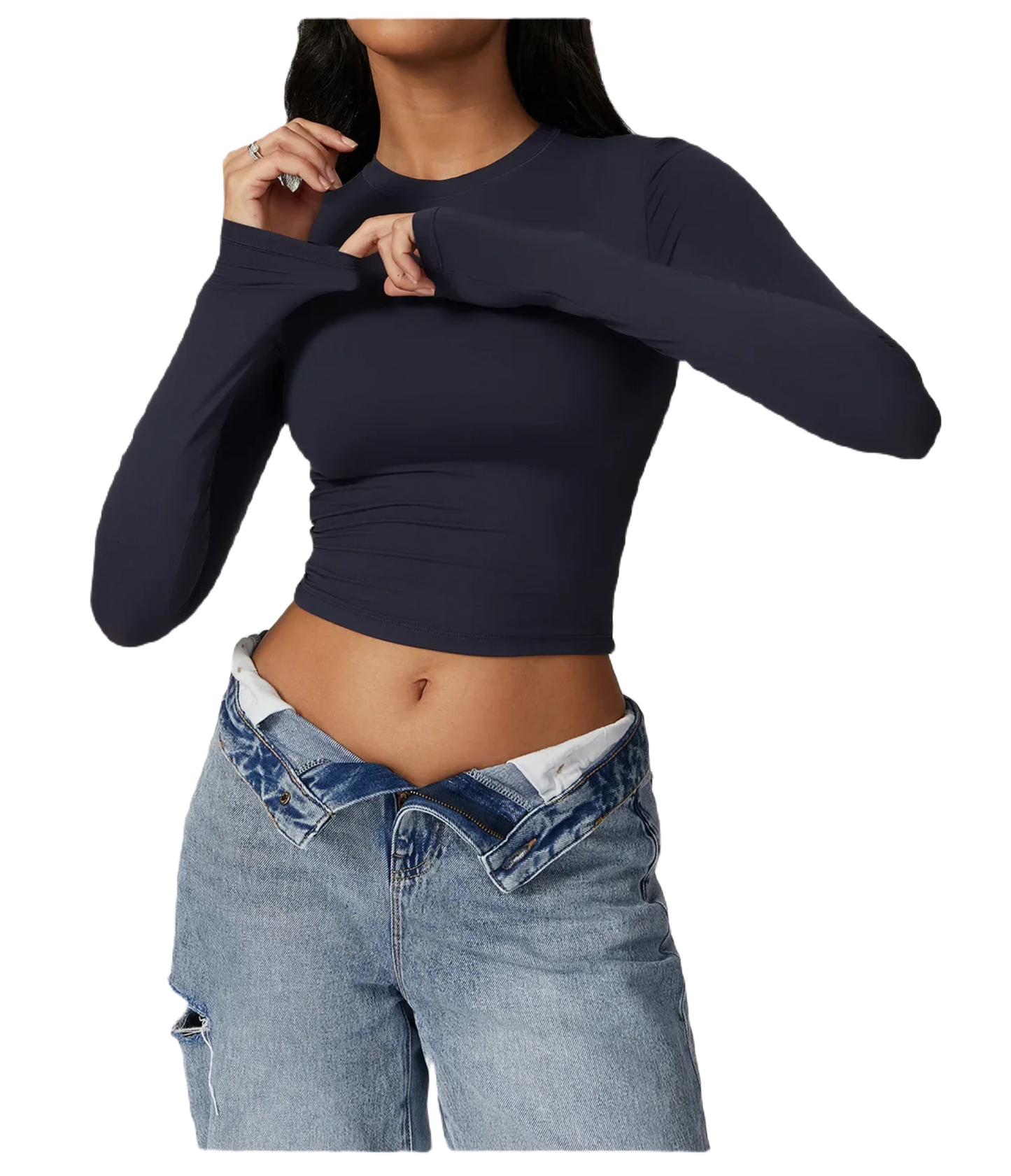 It's Your World Babe Long-Sleeve Fitted Shirt