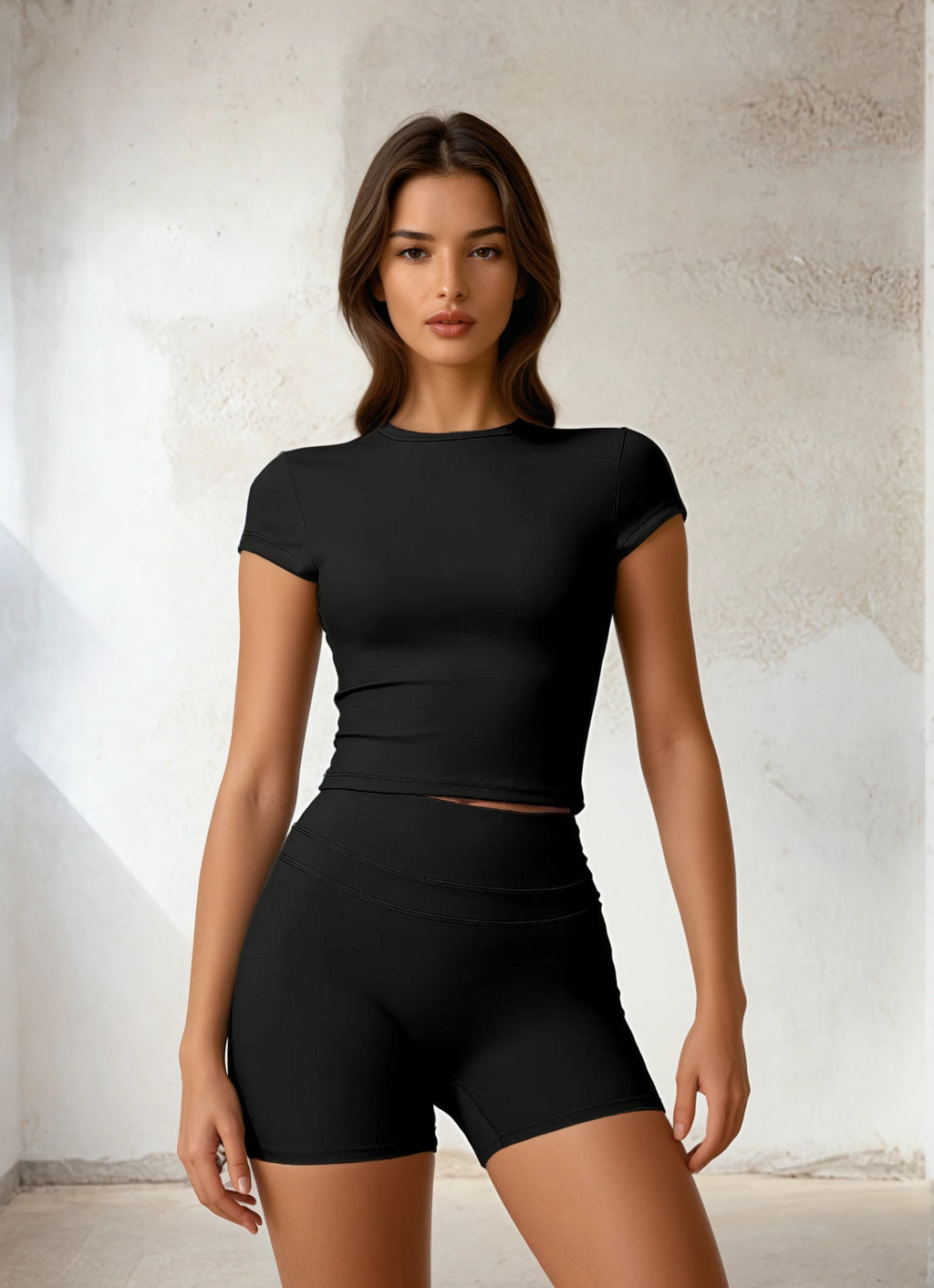 No Limits | Active Fitted T-Shirt + Shorts Set