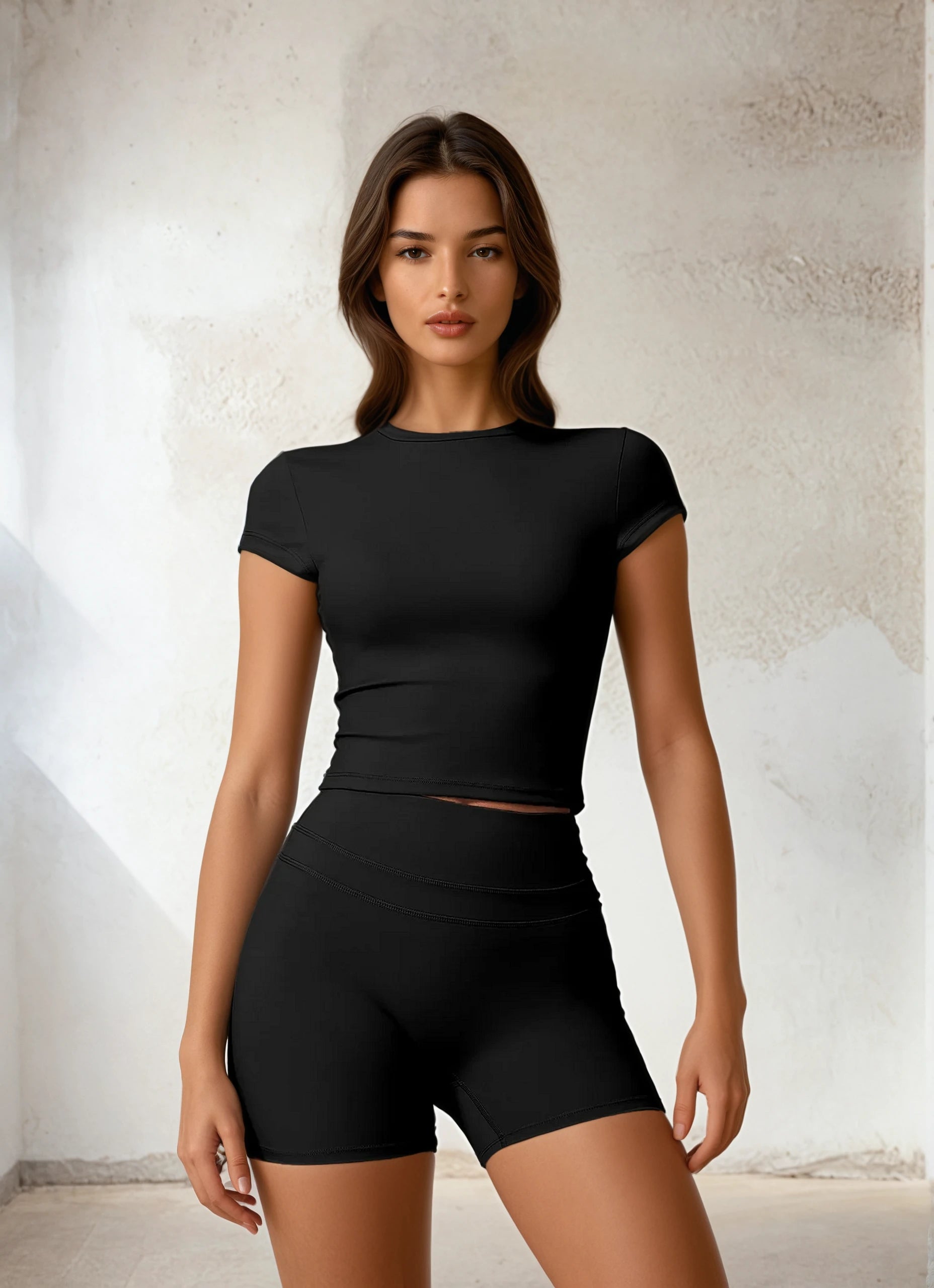 No Limits | Active Fitted T-Shirt + Shorts Set