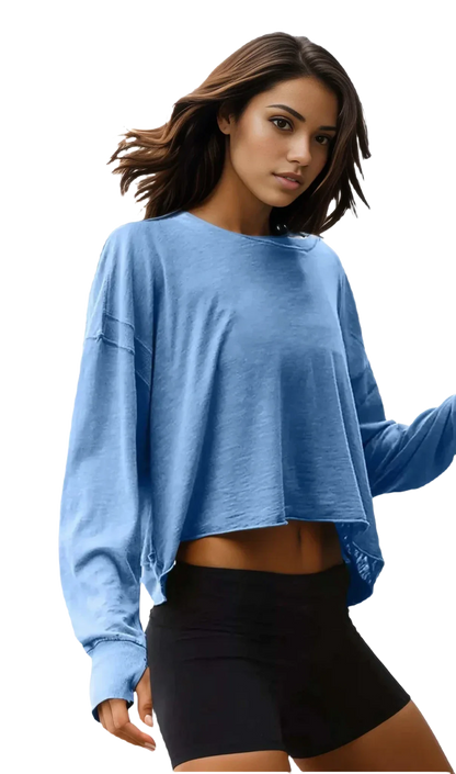 Acorn Thee Back Long Sleeve Active Top