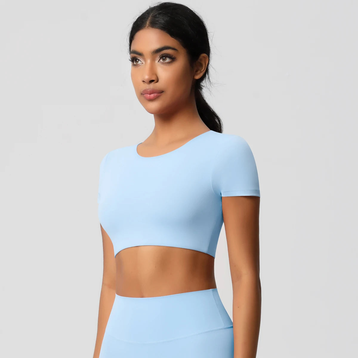 Thrill Me Yoga Crop Top T-shirt