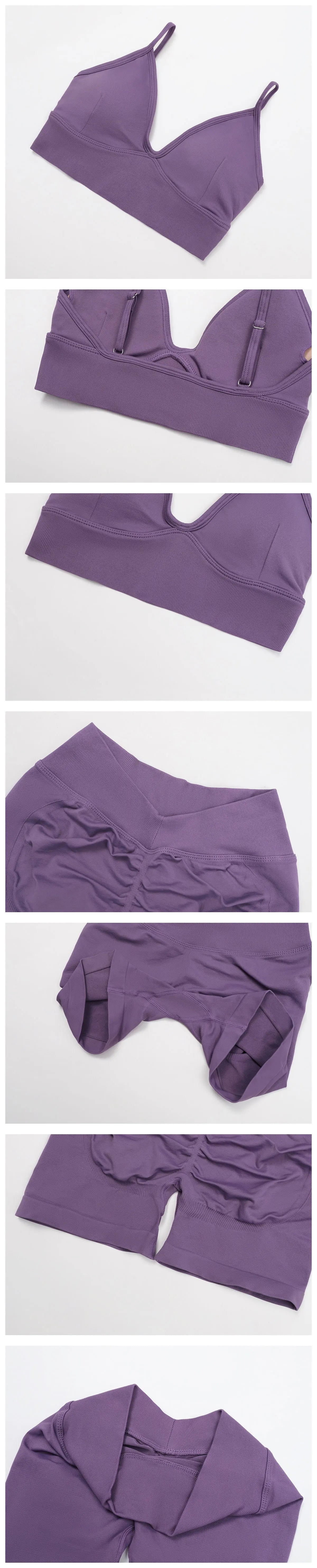 That Girl | Sports Bra + Active Shorts + Jacket w/ Thumb Holes Matching Set